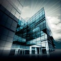 Modern Glass Business Building. Generative AI Royalty Free Stock Photo