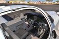 Modern glass cockpit of a small airplane used for training pilots. 05/07/2014 - Falcon Field, Arizona. Stock picture