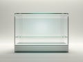Modern Glass Display Case Royalty Free Stock Photo