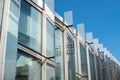 Modern glass facade office building Royalty Free Stock Photo
