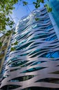 Modern glass and iron facade of Passeig de Gracia in Barcelona, Spain Royalty Free Stock Photo