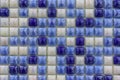 Modern glass mosaic tiles background. Mix color pattern for decoration. Texture tiles surface of bathroom or the kitchen Royalty Free Stock Photo