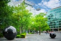 Modern glass office block in More London Riverside Royalty Free Stock Photo