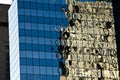 Modern glass office building reflection Royalty Free Stock Photo