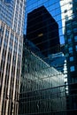 Modern glass office building reflection Royalty Free Stock Photo