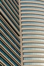 Modern glass and steel architecture in downtown Central, Hong Kong Island Royalty Free Stock Photo