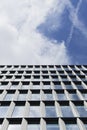 Modern glass and steel building against sky Royalty Free Stock Photo