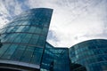 Modern glass and steel office buildings Royalty Free Stock Photo