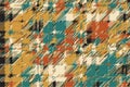 Modern glitch background. Color geometric abstract pattern vector