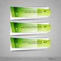 Modern Glossy Vector Banners Royalty Free Stock Photo