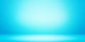 Modern Glowing Lights Sky Blue Abstract Free room space 3D Rendered. Premium futuristic free space