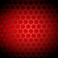 Red honeycomb background