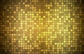 Modern golden abstract background with transparent squares