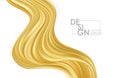 Modern golden flow background. Abstract wave liquid shape. Template for your design