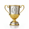 Modern Golden And Silver Trophy With Classical Motifs