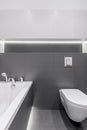 Modern graphite tiles in bathroom