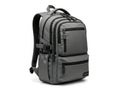 Modern gray backpack isolated on white background Royalty Free Stock Photo