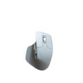 Modern gray computer mouse wireless isolated on white background. Royalty Free Stock Photo