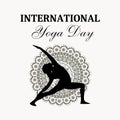 modern gray international yoga Instagram post