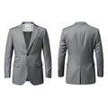 Modern gray suit jacket Royalty Free Stock Photo