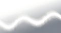Modern grayscale wave halftone background design Royalty Free Stock Photo