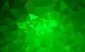 Modern green abstract polygonal background. Geometric texture background in origami style Royalty Free Stock Photo