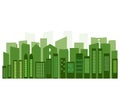 Modern Green City Concept Royalty Free Stock Photo