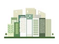 Modern Green City Concept Royalty Free Stock Photo