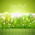 Modern green Easter background