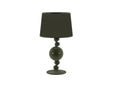 Modern green lamp isolated