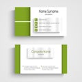Modern green light business card template Royalty Free Stock Photo