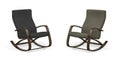 Modern green rocking chair Royalty Free Stock Photo