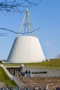 The modern green roof of the university library in Delft, the Netherlands Royalty Free Stock Photo