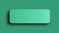 Green Rounded Rectangle Button Mockup with Soft Gradient Background Royalty Free Stock Photo