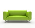 Modern green sofa