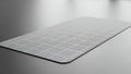 Modern Grey Mesh Grid Mat on Reflective Surface Royalty Free Stock Photo