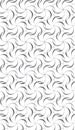 Modern grey metallic gradients seamless geometric pattern tile of interlocking circles and curves