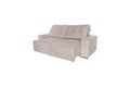 modern Grey suede velve couch sofa isolated