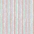 Modern grunge striped vector seamless pattern background. Vertical pastel pink and blue stripes backdrop. Crayon or Royalty Free Stock Photo