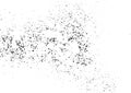 Modern grungy abstract overlay scratch grainy effect easy graphic application. Black White Urban Texture Background. Dark Messy D