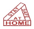 Modern grungy triangular shape. Futuristic design element with form of stamp.