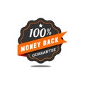 Guarantee Badge Seal stamp Vector Icon Template