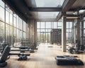 Modern Gym Excellence: Energetic Ambiance