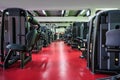 Modern gym interior with equipment