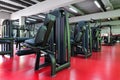 Modern gym interior with equipment