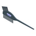 Modern hair brush icon, isometric style Royalty Free Stock Photo