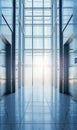 modern hall with elevator in business centre or office building Royalty Free Stock Photo