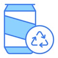 Modern handcrafted vector of recycling, ecological concept icon in premium style
