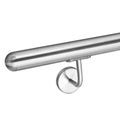 Modern Handrail Stainless Steel Detail isolated