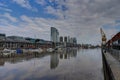 Modern Harbour Puerto Madero district in Buenos Aires Argentina Royalty Free Stock Photo